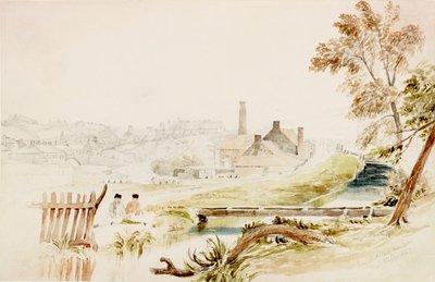 El molino de pedernal del Sr. Reay, Ouseburn de John Wilson Carmichael
